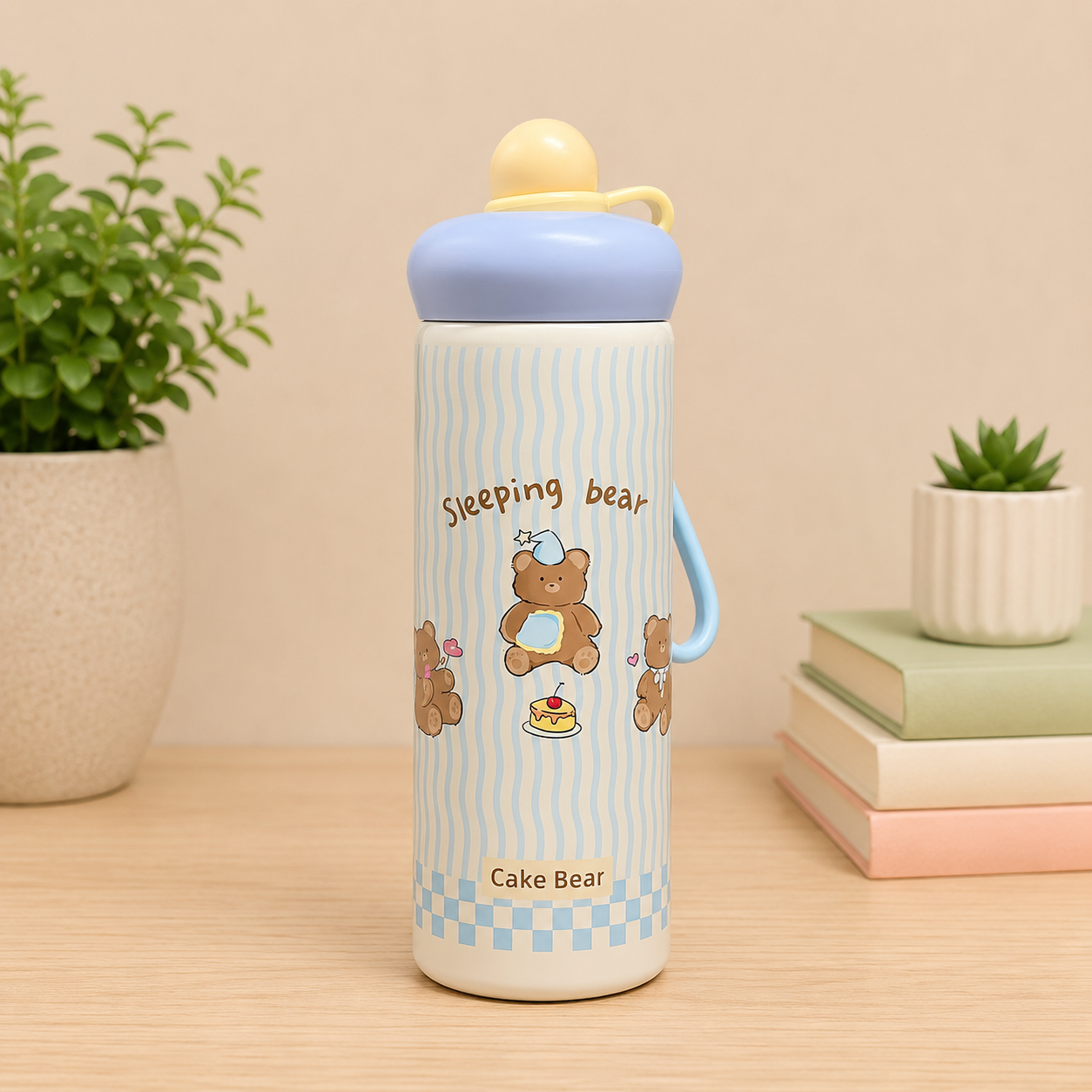 Kids Stainless Steel Insulated Water Bottle I Cartoon Design I 650ml