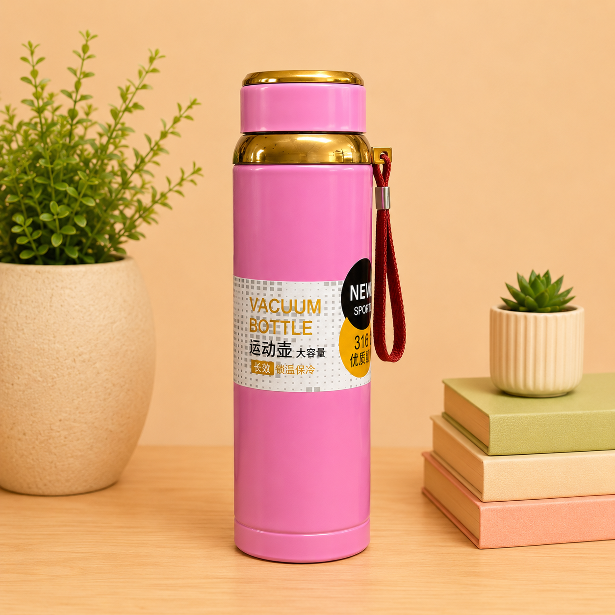 Primium 1000ml Stainless Steel Insulated Water Bottle I Kids & Adults