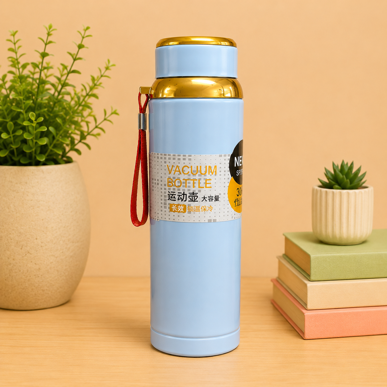 Primium 1000ml Stainless Steel Insulated Water Bottle I Kids & Adults
